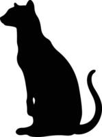 fossa nero silhouette vettore