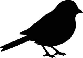 junco nero silhouette vettore