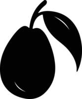 Mango nero silhouette vettore