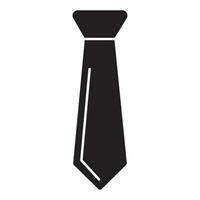 un' cravatta icona logo vettore design modello
