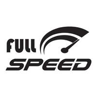 velocità icona logo vettore design modello