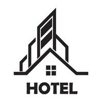 Hotel icona logo vettore design modello