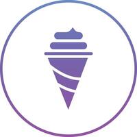 gelato cono vettore icona