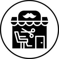 barbiere negozio vettore icona