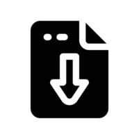 file Scarica icona. vettore glifo icona per il tuo sito web, mobile, presentazione, e logo design.