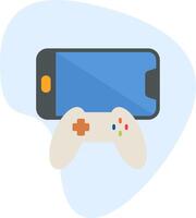 telecomando da gioco e mobile vecto icona vettore