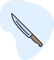 coltello vecto icona vettore