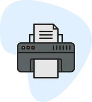 stampante vecto icona vettore