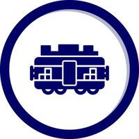 treno carico vecto icona vettore