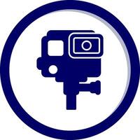 azione telecamera vecto icona vettore