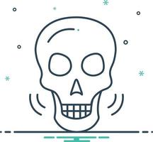 icona mix per osteologia vettore