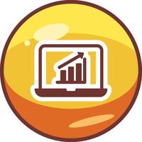 statistiche vecto icona vettore