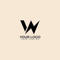 w logo energia vettore. moderno iniziale lettera w, m volt modello vettore illustrazione per il tuo marca