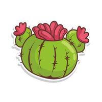 cactus scarabocchio arte illustrazione design vettore