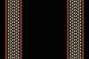 tradizionale etnico motivi ikat geometrico tessuto modello attraversare punto.ikat ricamo etnico orientale pixel nero sfondo.astratto,vettore,illustrazione. trama, sciarpa, decorazione, carta da parati. vettore