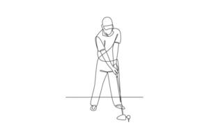 uno continuo linea disegno di gli sport concetto. scarabocchio vettore illustrazione nel semplice lineare stile.