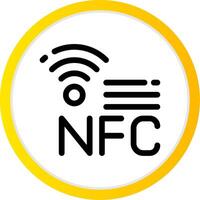 nfc creativo icona design vettore