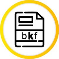 bkf creativo icona design vettore