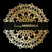 design di mandala indiano ornamentale di lusso. vettore