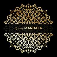 design di mandala indiano ornamentale di lusso. vettore