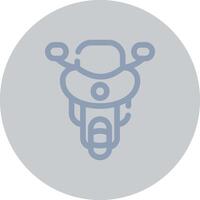 motocicletta creativo icona design vettore