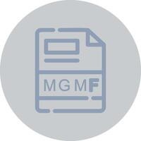 mgmf creativo icona design vettore
