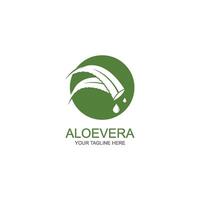 modello di illustrazione vettoriale logo aloe vera