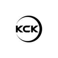 kck lettera logo disegno, ispirazione per un' unico identità. moderno eleganza e creativo design. filigrana il tuo successo con il Impressionante Questo logo. vettore