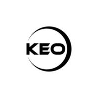 keo lettera logo disegno, ispirazione per un' unico identità. moderno eleganza e creativo design. filigrana il tuo successo con il Impressionante Questo logo. vettore