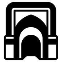 mihrab icona Ramadan, per infografica, ragnatela, app, eccetera vettore