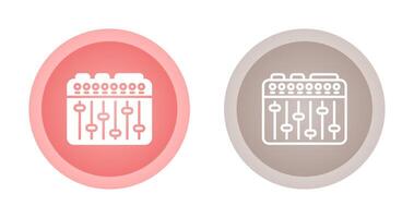 suono miscelatore vettore icona
