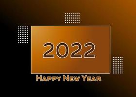 sfondo del nuovo anno 2022 con stile geometrico sfumato vettore