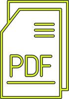 PDF file vettore icona