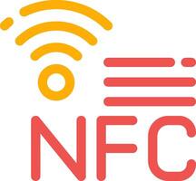 nfc creativo icona design vettore