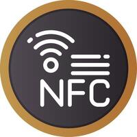 nfc creativo icona design vettore