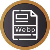 webp creativo icona design vettore