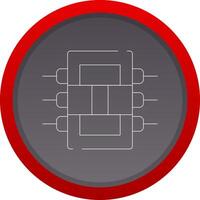 circuito integrato creativo icona design vettore