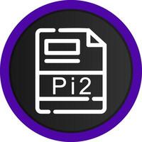 pi2 creativo icona design vettore