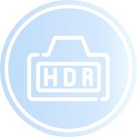 hdr creativo icona design vettore