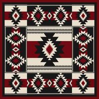 azteco sud-ovest patchwork modello. sud-ovest navajo geometrico forma senza soluzione di continuità modello rustico boemo stile. etnico geometrico modello uso per tappeto, tovaglia, trapunta, cuscino, tappezzeria, eccetera. vettore