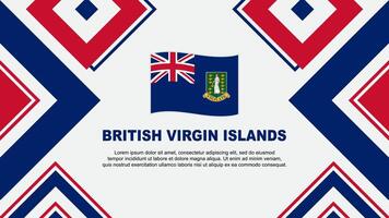 Britannico vergine isole bandiera astratto sfondo design modello. Britannico vergine isole indipendenza giorno bandiera sfondo vettore illustrazione. indipendenza giorno