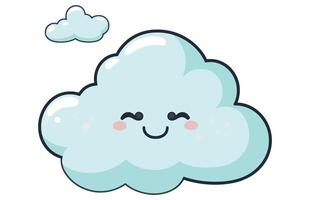 nube e freddo vettore.cloud icona. vettore illustrazione.
