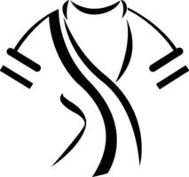 Cinese maglietta logo vettore