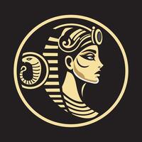 antico egiziano donna vettore