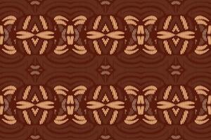 ikat disegno geometrico astratto ricamo etnico. Tappeto In Tessuto Azteco Mandala Ornamento Chevron Decorazione Tessile Carta Da Parati. tribale boho nativo etnico turchia tradizionale vettore sfondo