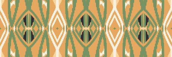 ikat disegno geometrico astratto ricamo etnico. Tappeto In Tessuto Azteco Mandala Ornamento Chevron Decorazione Tessile Carta Da Parati. tribale boho nativo etnico turchia tradizionale vettore sfondo