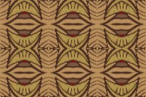 ikat disegno geometrico astratto ricamo etnico. Tappeto In Tessuto Azteco Mandala Ornamento Chevron Decorazione Tessile Carta Da Parati. tribale boho nativo etnico turchia tradizionale vettore sfondo