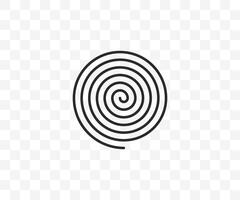 cerchio, elica, scorrere, spirale icona. vettore illustrazione.