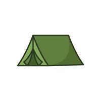 campeggio tenda icona vettore design modello semplice e pulito