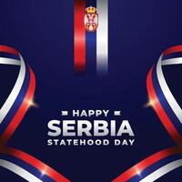 Serbia statualità giorno design illustrazione collezione vettore